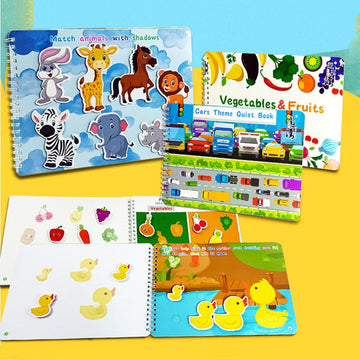 Montessori Preschool Busy Book for Toddlers